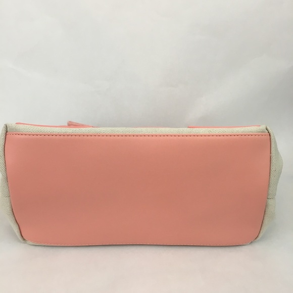 BALENCIAGA Tote Bag Cabas Pink Canvas Leather NWT - Picture 5 of 8